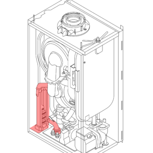 7814596 - BAXI - 600 Range - 624 - Kit 9MM Condensate Trap Assy CW Adapt